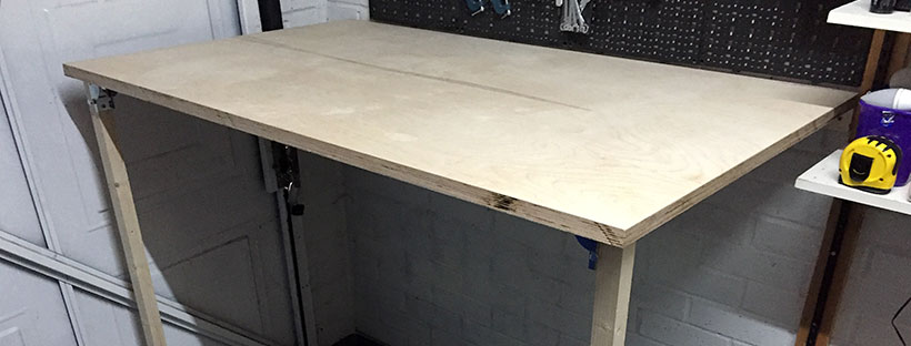 Folding workbench build