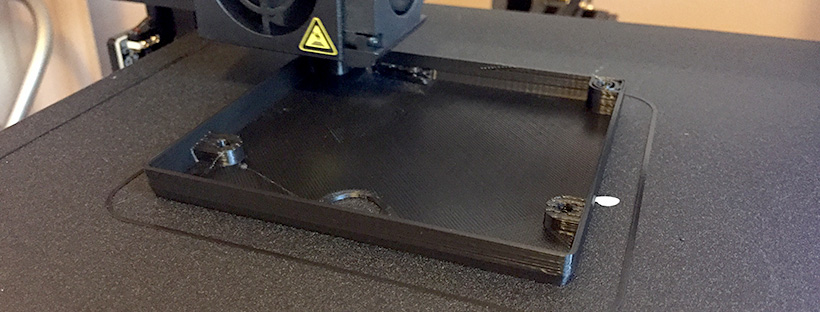 Printing 3D things to finish the 3D printer
