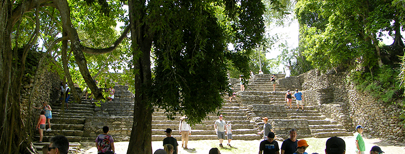 The Mayan ruins of Chacchoben